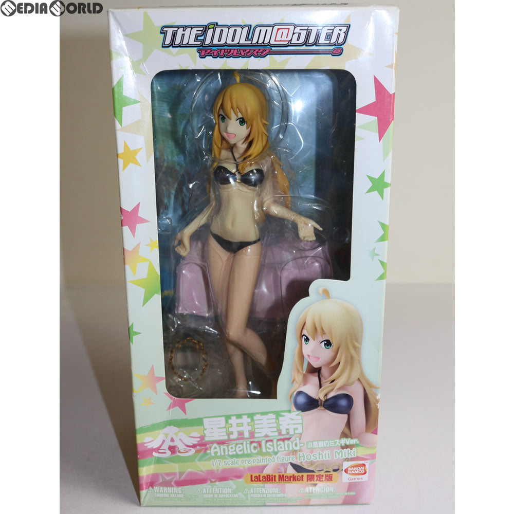 【中古即納】[FIG]ララビットマーケット限定 星井美希(ほしいみき) -Angelic Island- 小悪魔のミズギVer. アイドルマスター 1/7 完成品 フィギュア バンダイナムコゲームス/コトブキヤ(20130331)