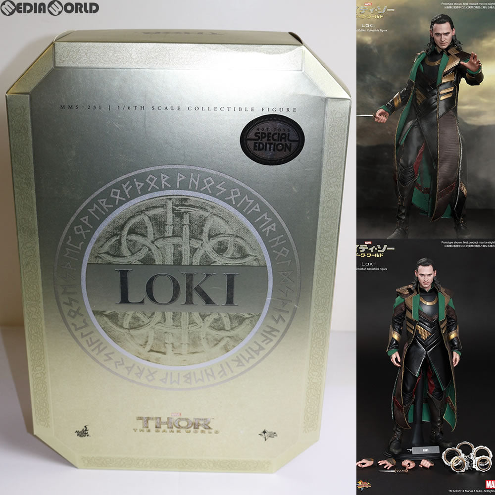 【中古即納】[FIG] トイサピエンス限定 ボーナスアクセサリー付属 ムービー・マスターピース ロキ マイティ・ソー/ダーク・ワールド 1/6 完成品 フィギュア(MM#231b) ホットトイズ(20140731)