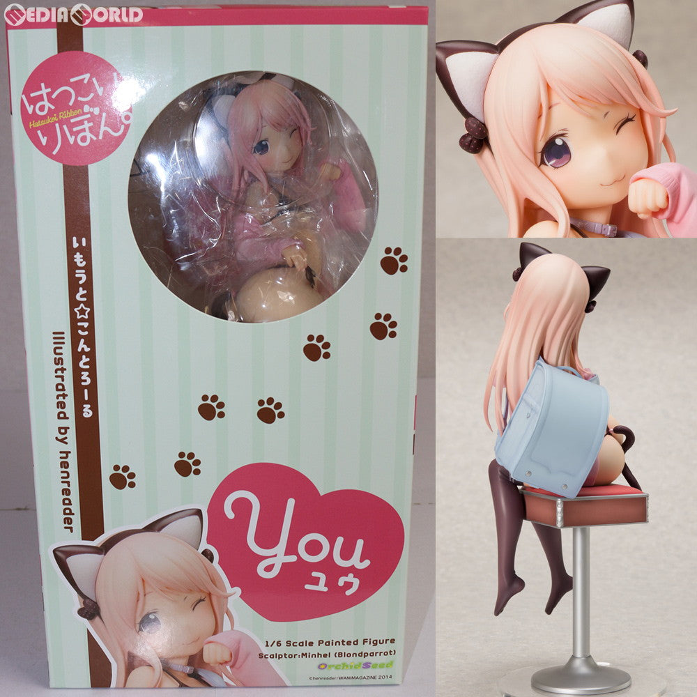 【中古即納】[未開封][FIG] ユウ はつこいりぼん。いもうと☆こんとろーる Illusted by へんりいだ 1/6 完成品 フィギュア オーキッドシード(20180928)