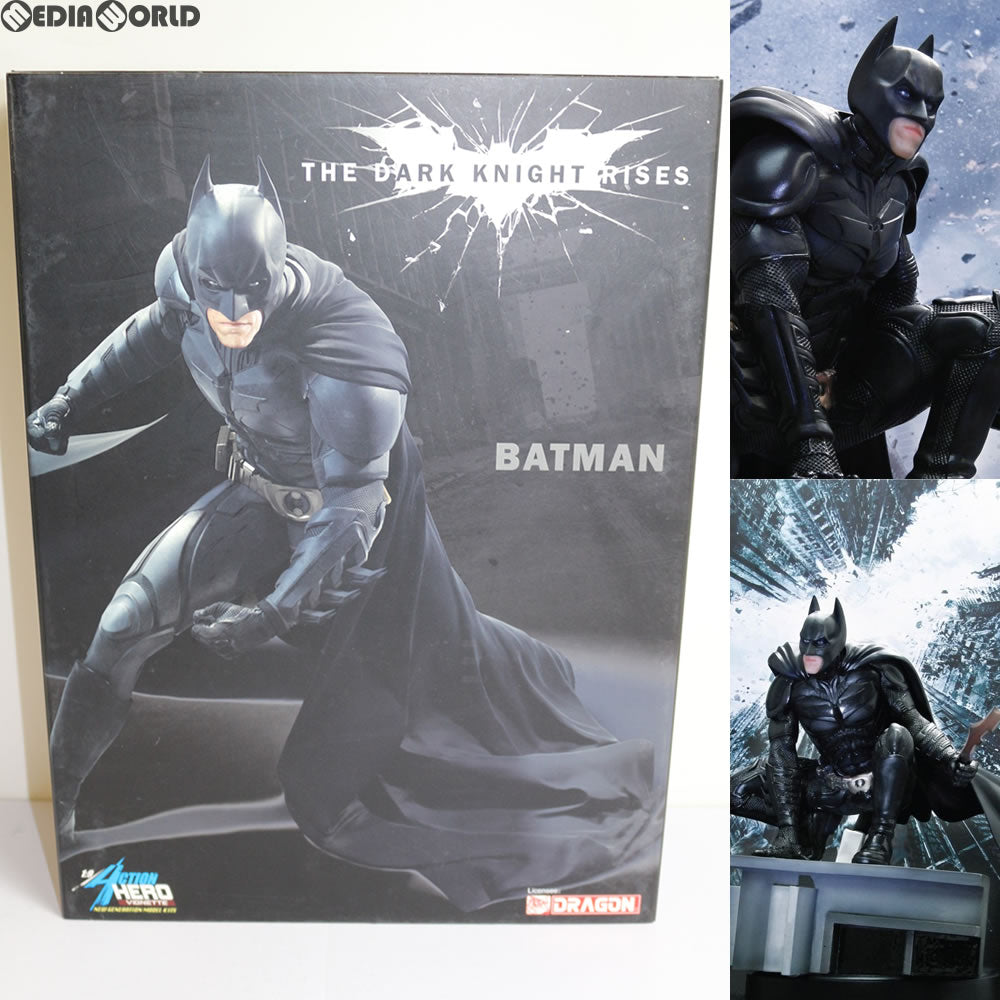 【中古即納】[PTM] アクションヒーロービネットシリーズ 1/9 バットマン(塗装済キット) ダークナイト ライジング プラモデル(DRH38109) ドラゴン(20121121)
