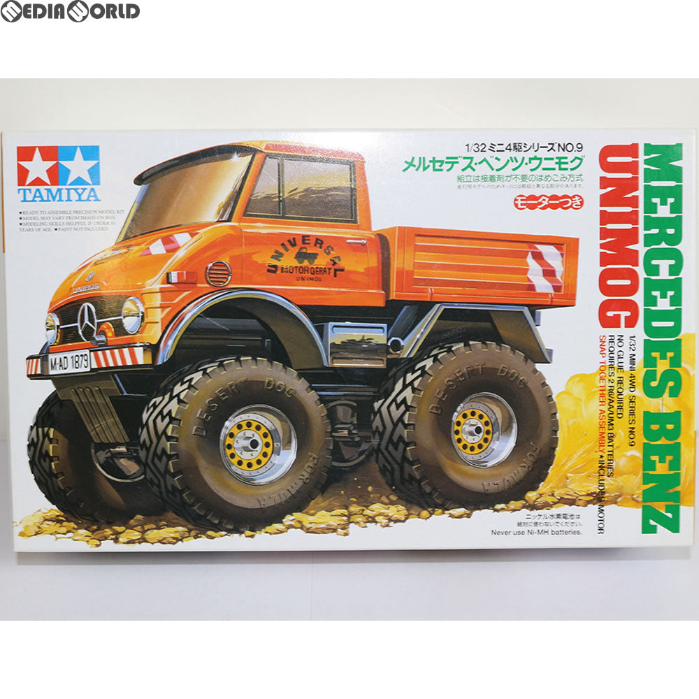 【中古即納】[M4WD] 19009 ミニ四駆シリーズ No.9 1/32 メルセデス・ベンツ ウニモグ タミヤ(19850604)
