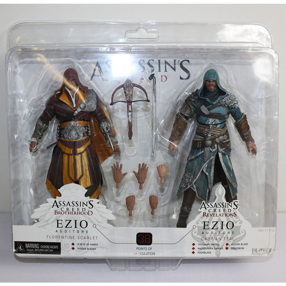 【中古即納】[FIG] エツィオ・アウディトーレ[北米TRU Exclusive] 2パック アサシン クリード リベレーション アクションフィギュア ネカ(20121130)
