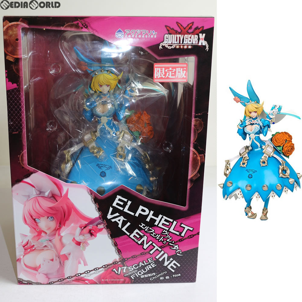 【中古即納】[FIG] あみあみ限定 エルフェルト=ヴァレンタイン color 4 GUILTY GEAR Xrd -SIGN-(ギルティギア イグザード サイン) 1/7 完成品 フィギュア アクアマリン(20170731)
