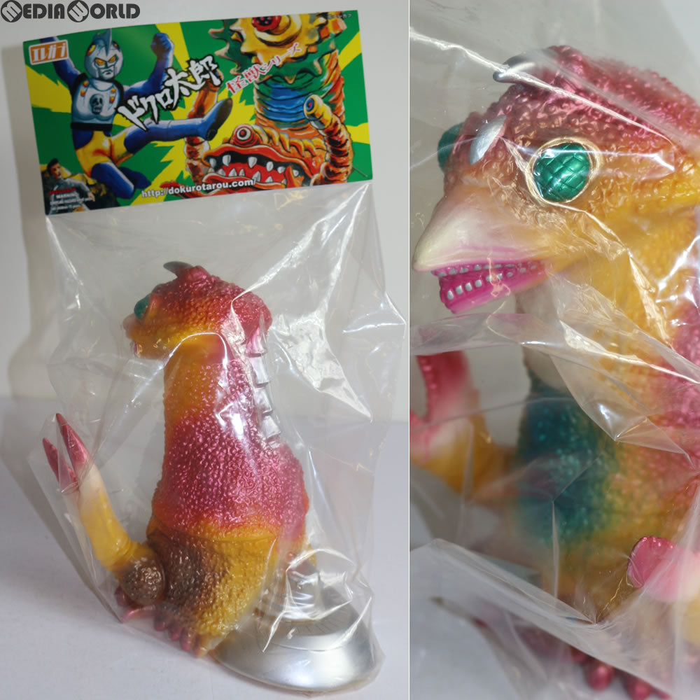 【中古即納】[FIG] ドクロ太郎怪獣シリーズ デビルUFO 1期 イエロー ソフビ エレガブ(20161130)