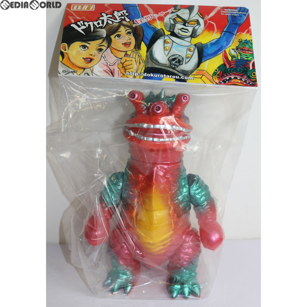 【中古即納】[FIG] ドクロ太郎怪獣シリーズ ヘドゴン 8期 朱色 ソフビ エレガブ(20170430)