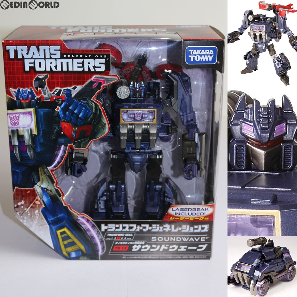 【中古即納】[TOY] トランスフォーマージェネレーションズ TG-13 サウンドウェーブ&レーザービーク 完成トイ タカラトミー(20130323)