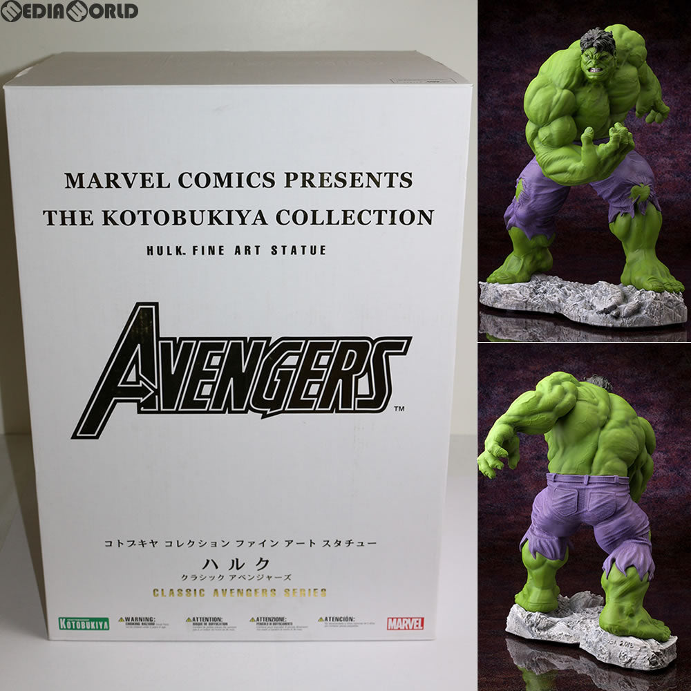 【中古即納】[FIG]ファインアートスタチュー ハルク クラシックアベンジャーズ 1/6 完成品 フィギュア(MK153) コトブキヤ(20131001)