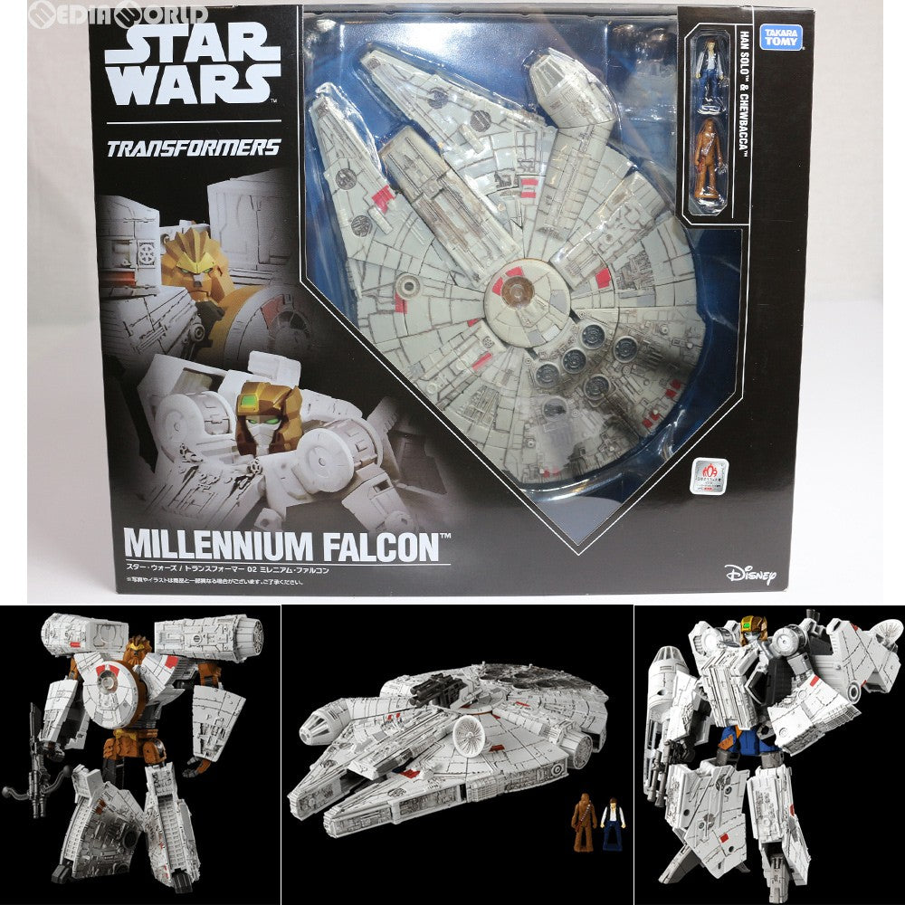 【中古即納】[TOY] スター・ウォーズ / トランスフォーマー 02 ミレニアム・ファルコン STAR WARS 完成トイ タカラトミー(20180623)