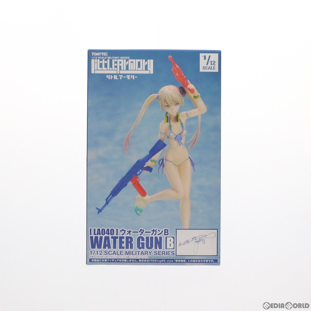 【中古即納】[PTM] LittleArmory(リトルアーモリー) LA040 1/12 ウォーターガンB(ブルー×クリアレッド) プラモデル(289180) TOMYTEC(トミーテック) (20180630)