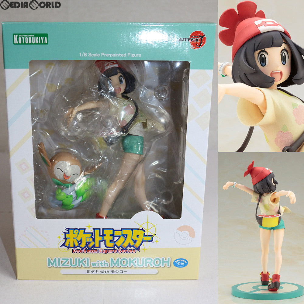 【中古即納】[FIG]ARTFX J ミヅキ with モクロー ポケットモンスター 1/8 完成品 フィギュア(PP730) コトブキヤ(20180811)