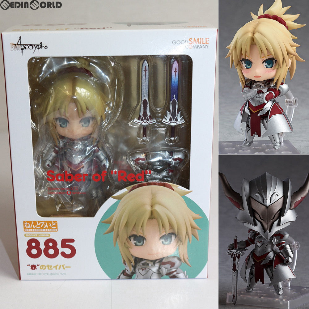 【中古即納】[FIG]ねんどろいど 885 赤のセイバー Fate/Apocrypha(フェイト/アポクリファ) 完成品 可動フィギュア グッドスマイルカンパニー(20180831)