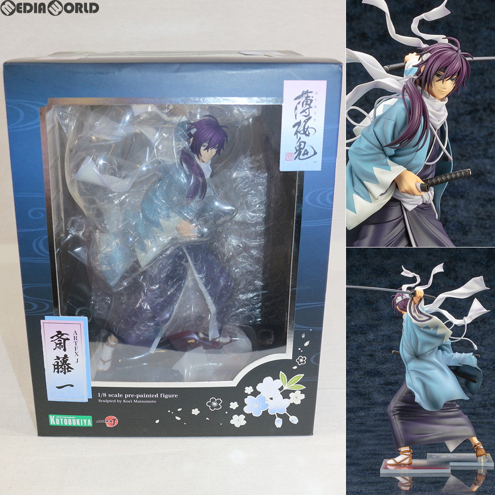 【中古即納】[FIG]ARTFX J 斎藤一(さいとうはじめ) 薄桜鬼 真改(はくおうき しんかい) 1/8 完成品 フィギュア(PP708) コトブキヤ(20180829)