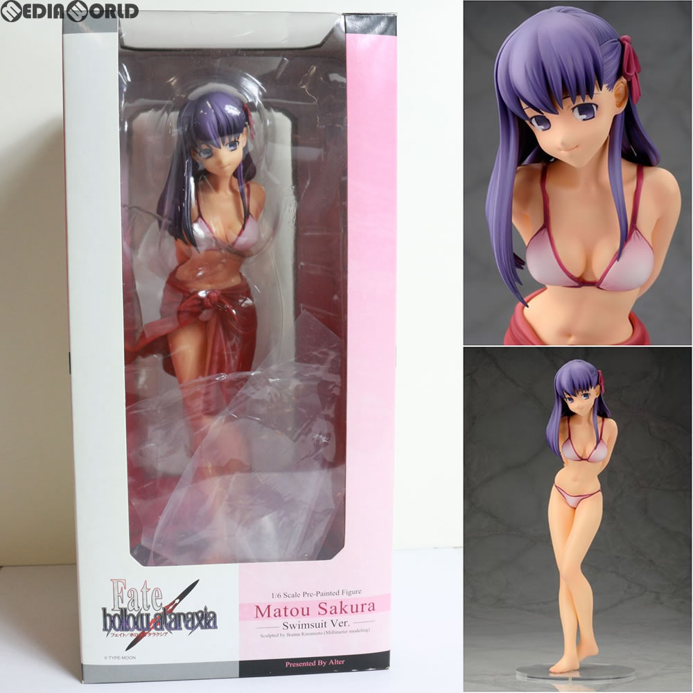 【中古即納】[FIG]間桐桜(まとうさくら) 水着Ver. Fate/hollow ataraxia(フェイト/ホロウ アタラクシア) 1/6 完成品 フィギュア アルター(20060430)