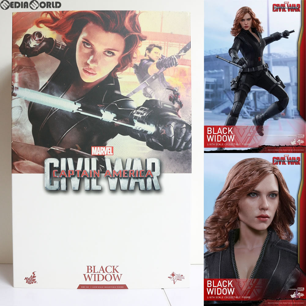 【中古即納】[FIG] ムービー・マスターピース ブラック・ウィドウ シビル・ウォー/キャプテン・アメリカ 1/6スケールフィギュア(MM#365) ホットトイズ(20161119)