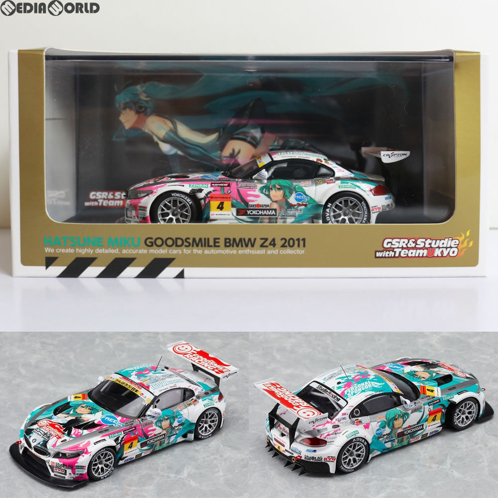 【中古即納】[FIG] 初音ミク GOODSMILE BMW Z4 2011 FUJI優勝 Ver. Racingミク(レーシングミク) 1/43 完成品 ミニカー グッドスマイルレーシング(20120731)