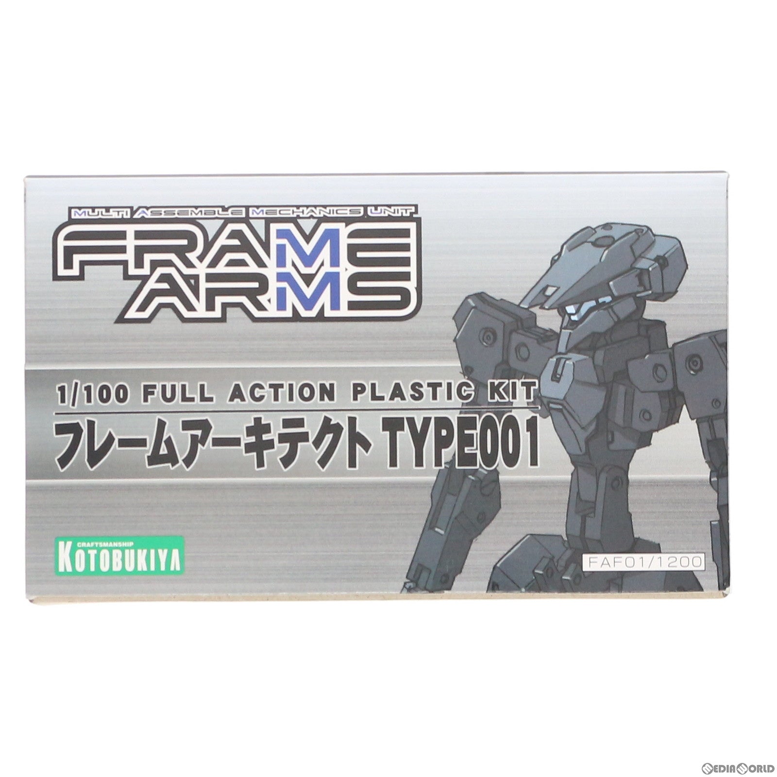 【中古即納】[PTM] 改良版(FA専用ハンドパーツ付属) フレームアームズ 1/100 フレームアーキテクト TYPE001 プラモデル(FAF01) コトブキヤ(20120712)