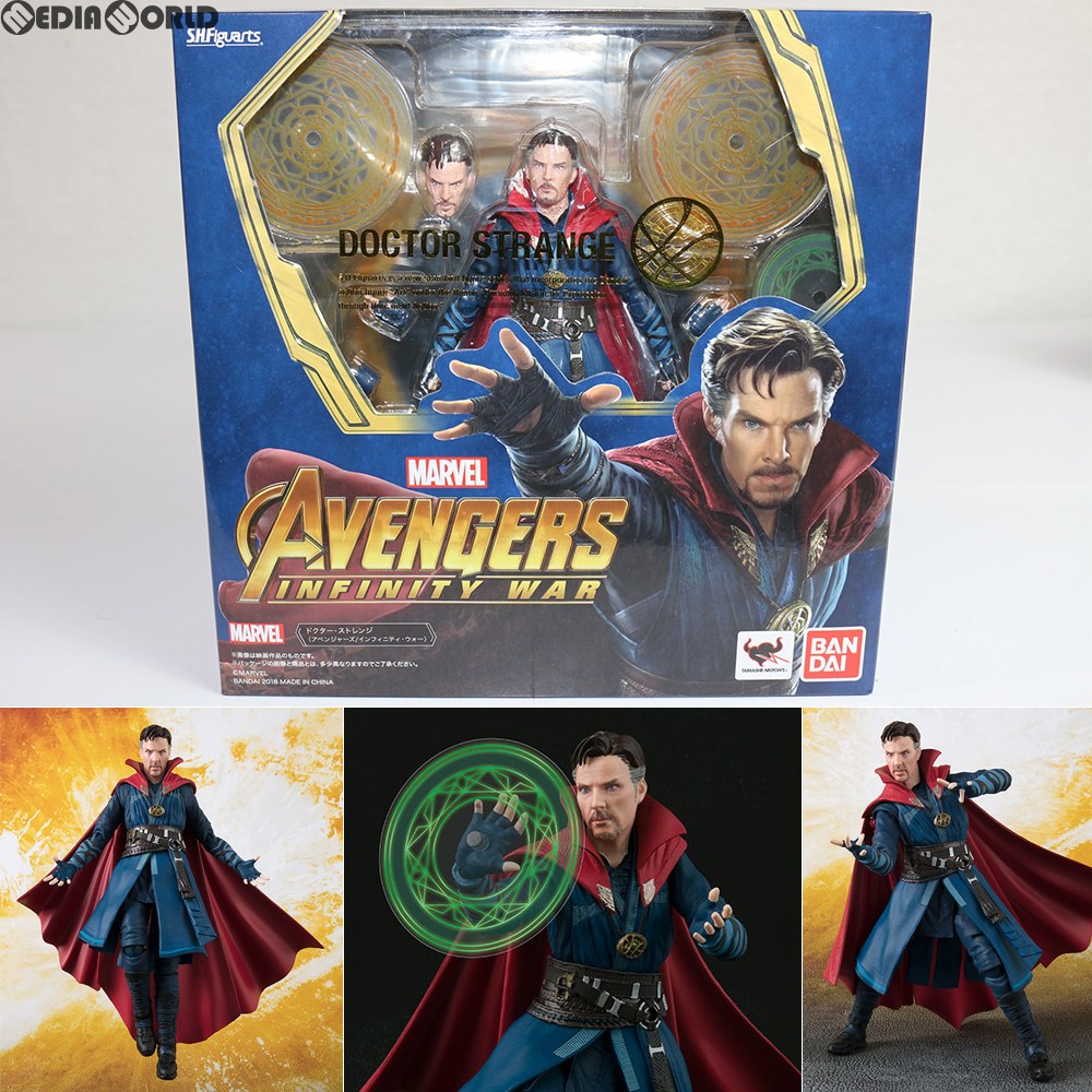 【中古即納】[FIG] S.H.Figuarts(フィギュアーツ) ドクター・ストレンジ(アベンジャーズ/インフィニティ・ウォー) 完成品 フィギュア バンダイ(20180421)
