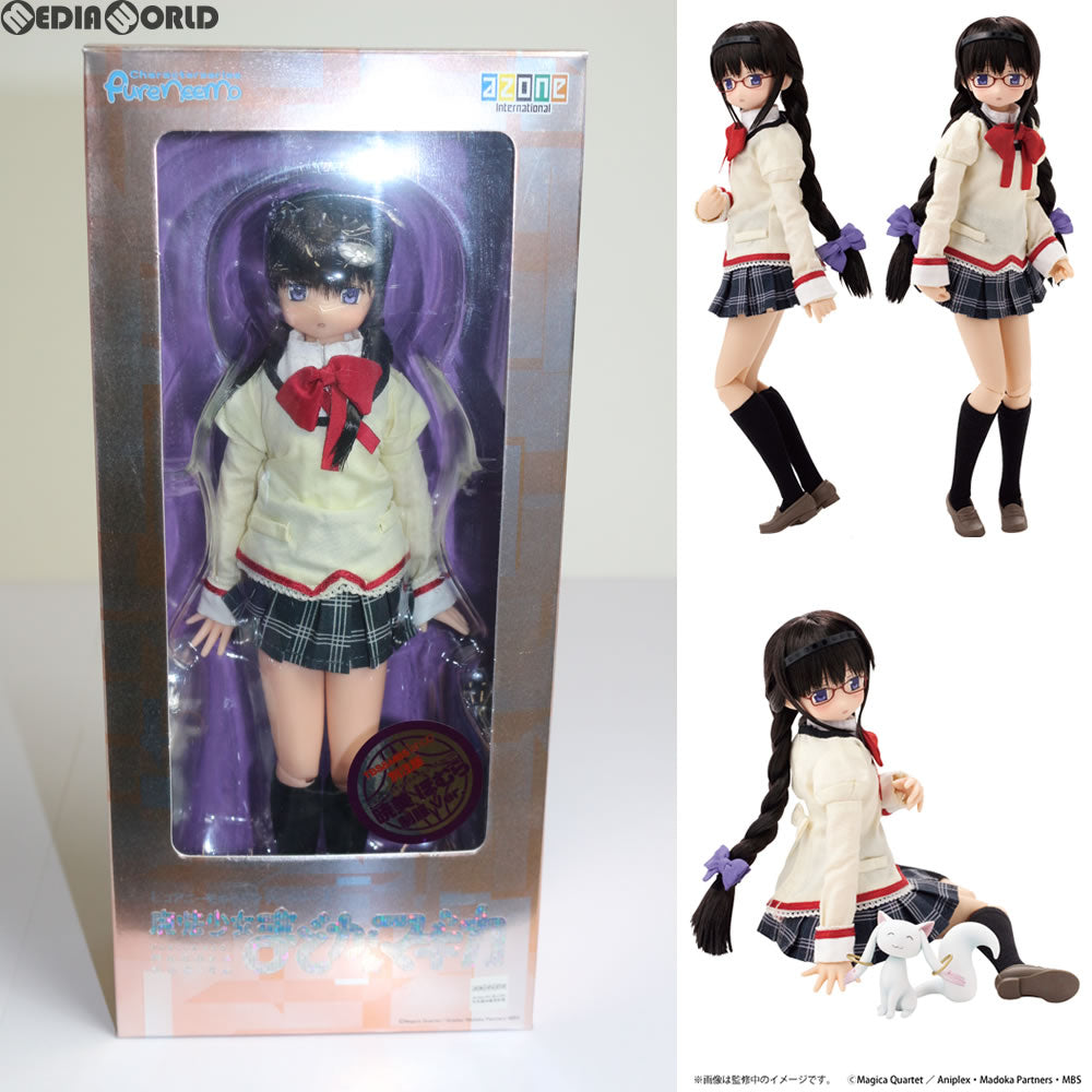 【中古即納】[FIG] ピュアニーモキャラクターシリーズ 050-TM 暁美ほむら(あけみほむら) TBSishop&MBS SHOPPING別注版 魔法少女まどか☆マギカ 1/6 完成品 ドール(PND050-QFC) アゾン(20120831)