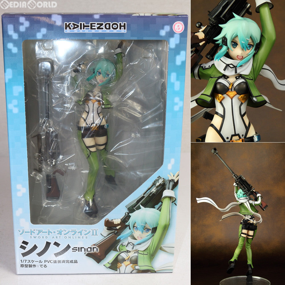 【中古即納】[FIG] (再販) シノン ソードアート・オンラインII 1/7 完成品 フィギュア 回天堂(20180724)