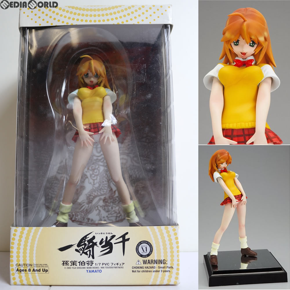 【中古即納】[FIG] SIF EX 孫策伯符(そんさくはくふ) 2004年制服版 一騎当千 1/7 完成品 フィギュア YAMATO(やまと) (20040131)