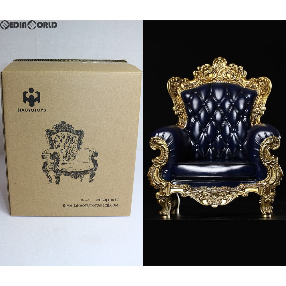 【中古即納】[FIG] 1/6 シングルソファ 3.0 ブルー ドール用家具(ZH18012B) ハオユートイズ(20180720)