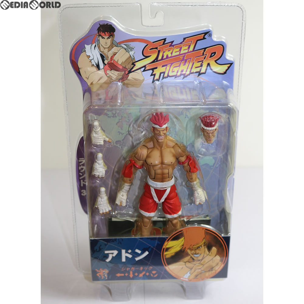 【中古即納】[FIG] パートナーショップ限定 ストリートファイター アクションフィギュア ラウンド3 アドン(赤) 完成品 フィギュア SOTA(ソタ) (20051231)