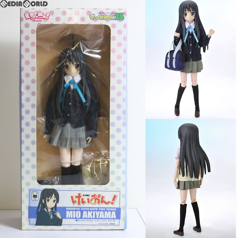【中古即納】[FIG] レジーニャ! きゅーとれーと23 秋山澪(あきやまみお) けいおん! 1/6 完成品 ドール(4790-A69) コスパ(20110630)