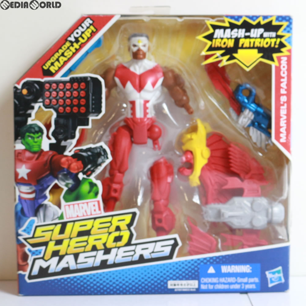 【中古即納】[FIG] スーパーヒーロー・マッシャーズ/DX ウェーブ2 ファルコン マーベル・コミック ハズブロ アクションフィギュア ハズブロ/ホットトイズ(20140409)