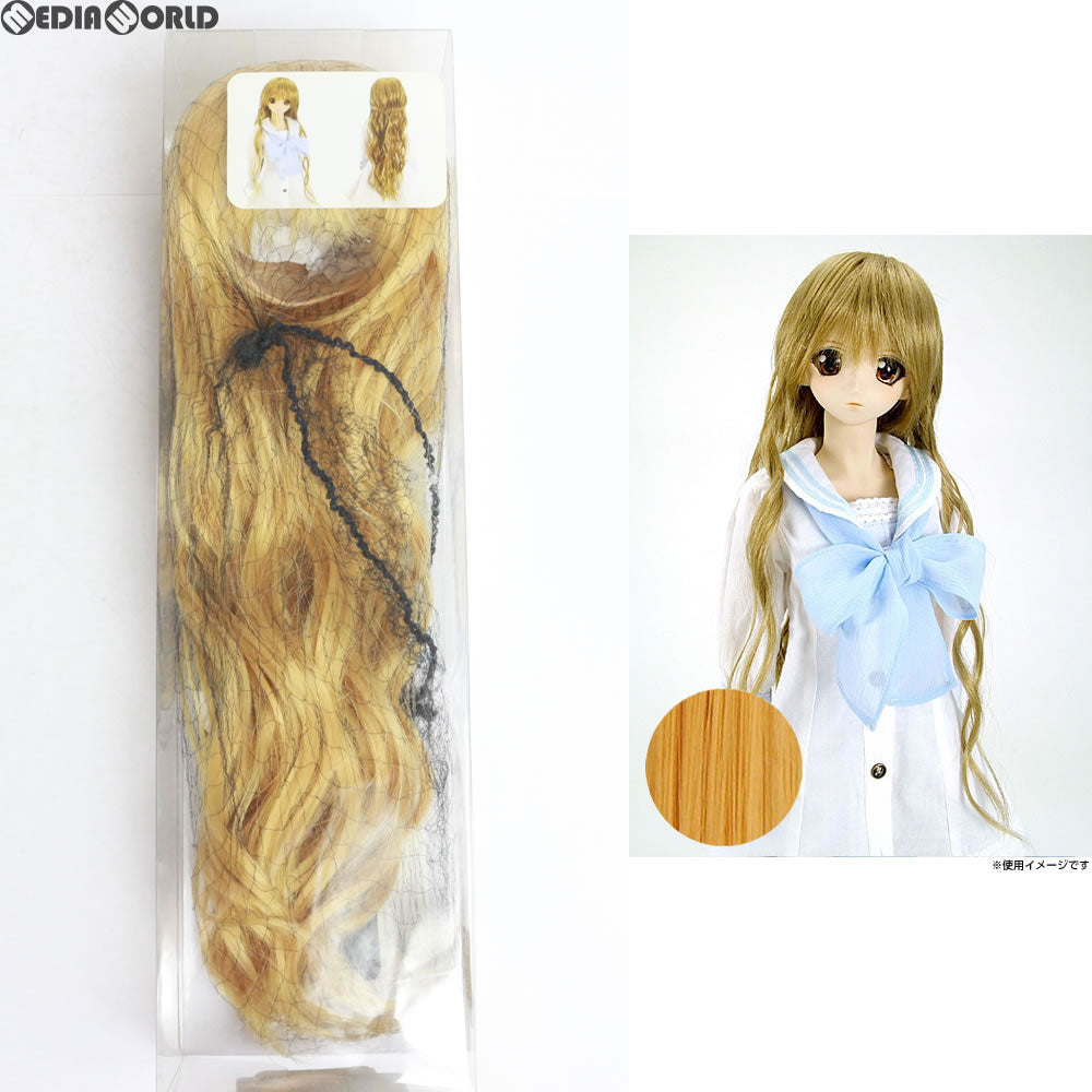 【中古即納】[FIG] Dollfie WIG(ドルフィーウィッグ) DD W-123D-Cinnamongold ハーフアップロングウェーブ シナモンゴールド ドール用アクセサリ ボークスショップ&ホビー天国ウェブ限定 ボークス(20130914)