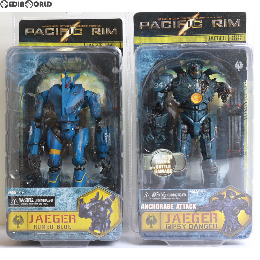 【中古即納】[FIG] 7インチ アクションフィギュア シリーズ5 ジプシー・デンジャー&ロミオ・ブルー イェーガー 2種セット パシフィック・リム ネカ(20150228)