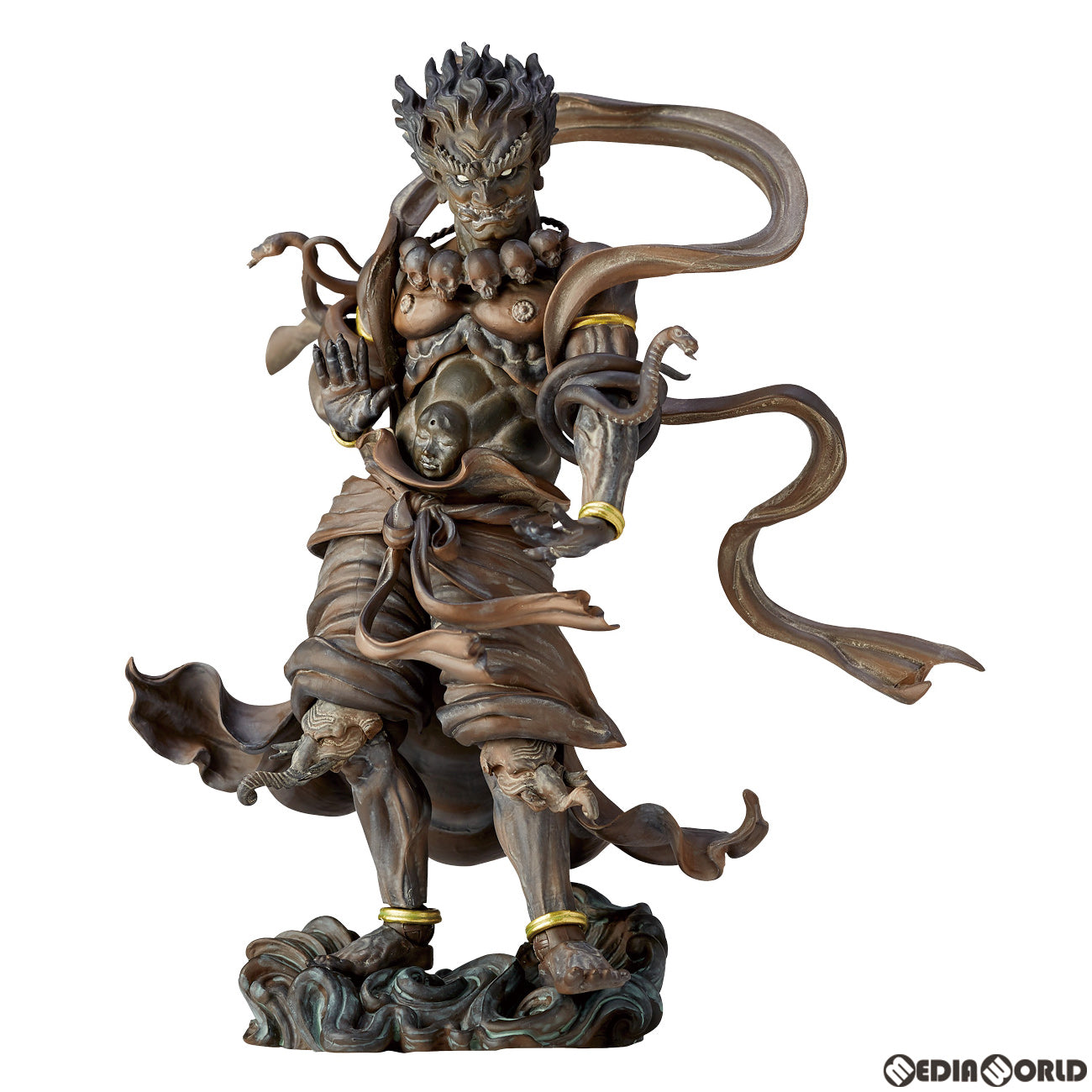 【中古即納】[FIG]KT Project KT-016 タケヤ式自在置物 深沙大将(じんじゃだいしょう) 木調版 完成品 可動フィギュア 海洋堂(20180526)