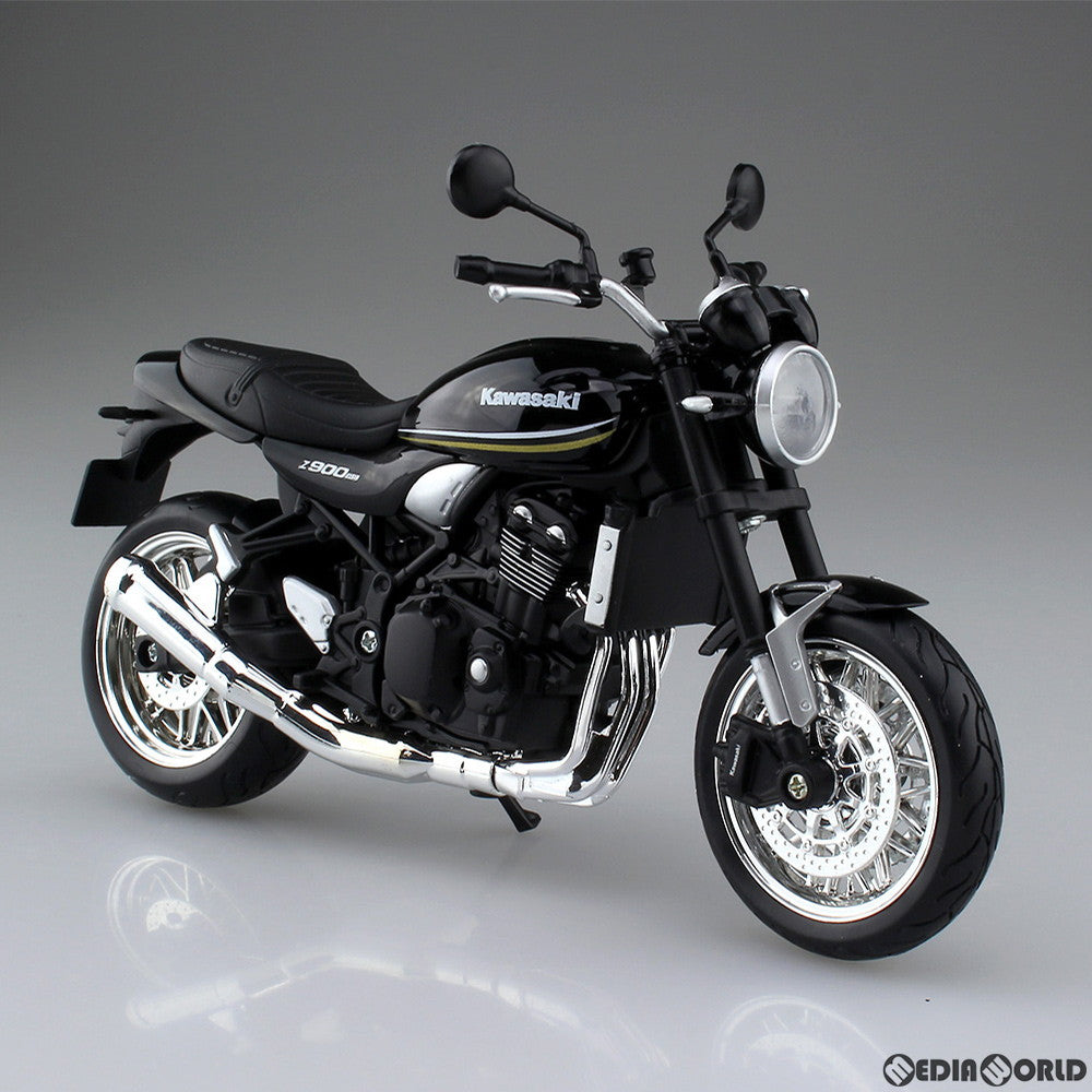 【中古即納】[FIG] 1/12 完成品バイク KAWASAKI(カワサキ) Z900RS メタリックスパークブラック ミニカー(105023) スカイネット(アオシマ) (20181221)