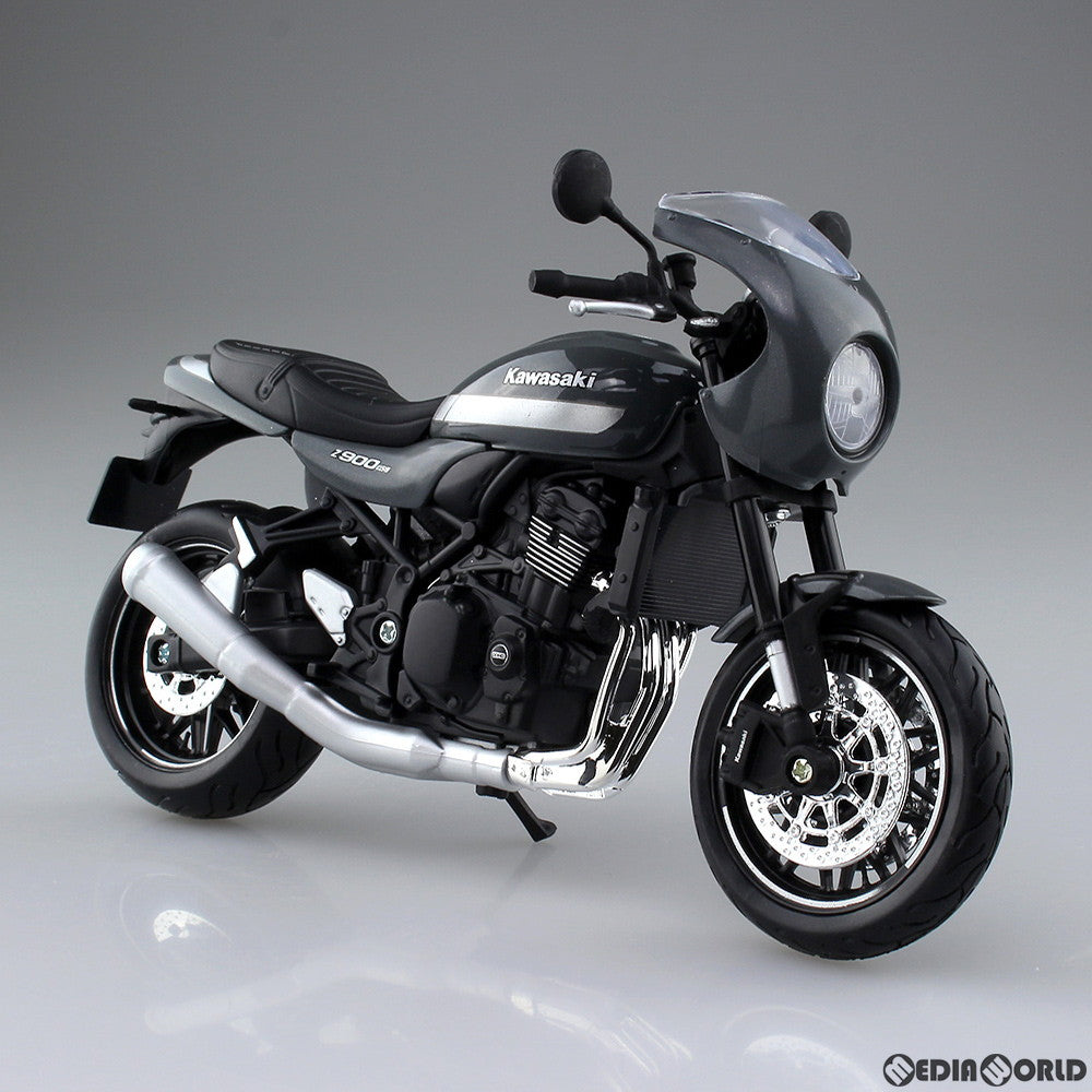 【中古即納】[FIG] 1/12 完成品バイク KAWASAKI(カワサキ) Z900RS カフェ パールストームグレー ミニカー(105047) スカイネット(アオシマ) (20181221)
