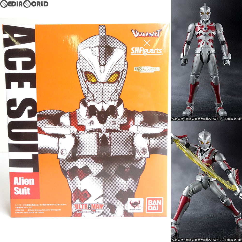 【中古即納】[FIG] 魂ウェブ商店限定 ULTRA-ACT × S.H.Figuarts ACE SUIT(ウルトラアクト × SHフィギュアーツ エーススーツ) ULTRAMAN(ウルトラマン) 完成品 可動フィギュア バンダイ(20170223)