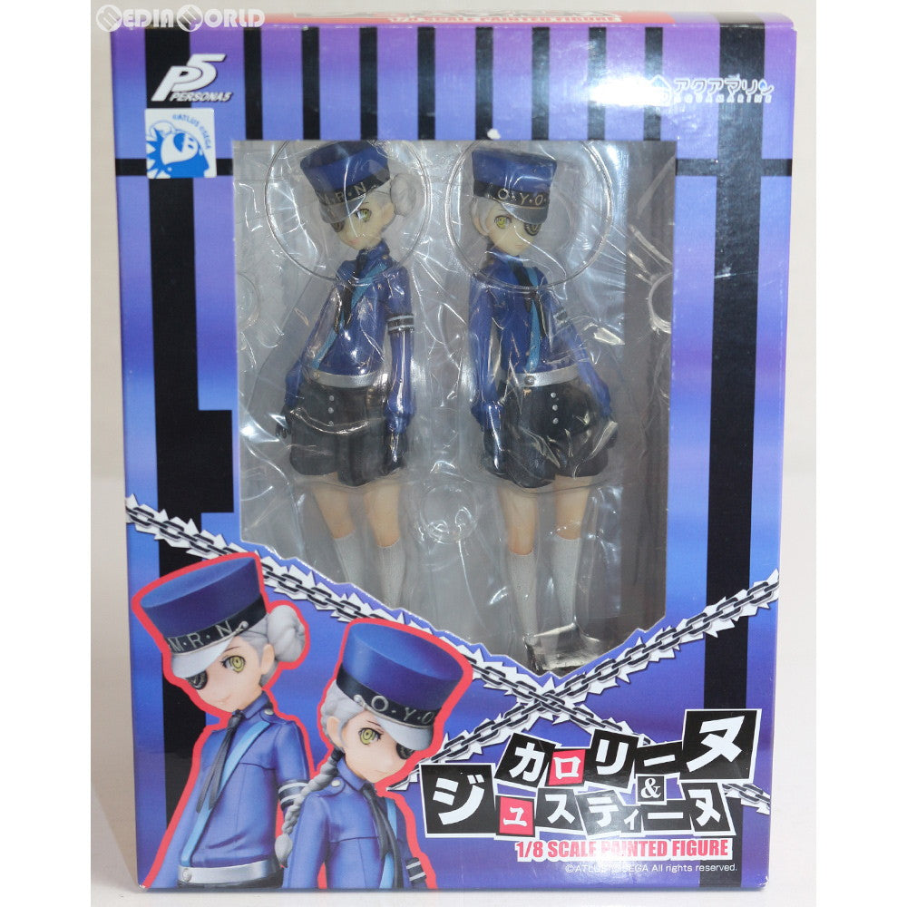 【中古即納】[FIG] カロリーヌ&ジュスティーヌ ペルソナ5 1/8 完成品 フィギュア アクアマリン(20180831)