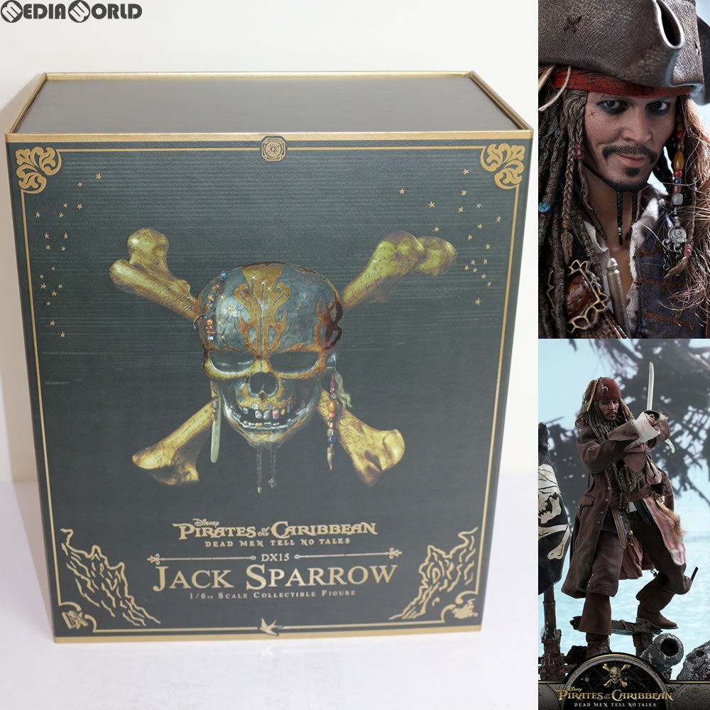 【中古即納】[FIG] ムービー・マスターピース DX ジャック・スパロウ パイレーツ・オブ・カリビアン/最後の海賊 1/6スケール 可動フィギュア(DX#15) ホットトイズ(20180330)