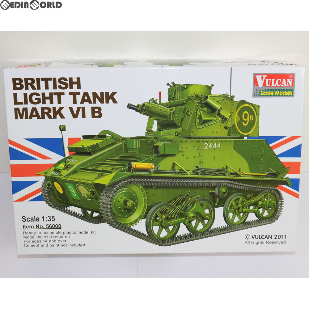 【中古即納】[PTM] 1/35 イギリス陸軍 軽戦車 MARK VI B プラモデル(56008) バルカン(20110731)