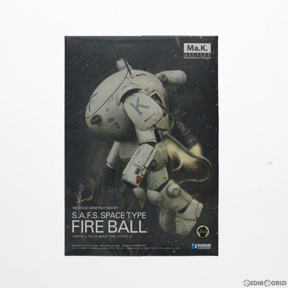 【中古即納】[PTM] 1/20 S.A.F.S.SPACE TYPE ファイアボール マシーネンクリーガー プラモデル(MK-14) ウェーブ(WAVE) (20120731)