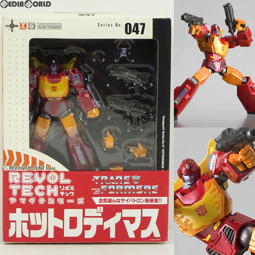 【中古即納】[FIG]リボルテックヤマグチ No.47 ホットロディマス 戦え!超ロボット生命体トランスフォーマー 完成品 可動フィギュア 海洋堂(20080315)