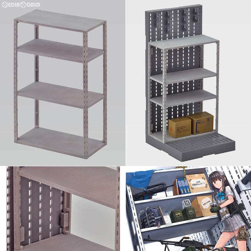 【中古即納】[PTM] LittleArmory(リトルアーモリー) LD018 1/12 ガンラックD プラモデル(290353) TOMYTEC(トミーテック) (20180927)