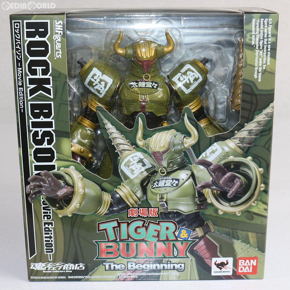 【中古即納】[FIG] 魂ウェブ商店限定 S.H.Figuarts(フィギュアーツ) ロックバイソン -Movie Edition- 劇場版 TIGER & BUNNY -The Beginning- 完成品 可動フィギュア バンダイ(20130425)
