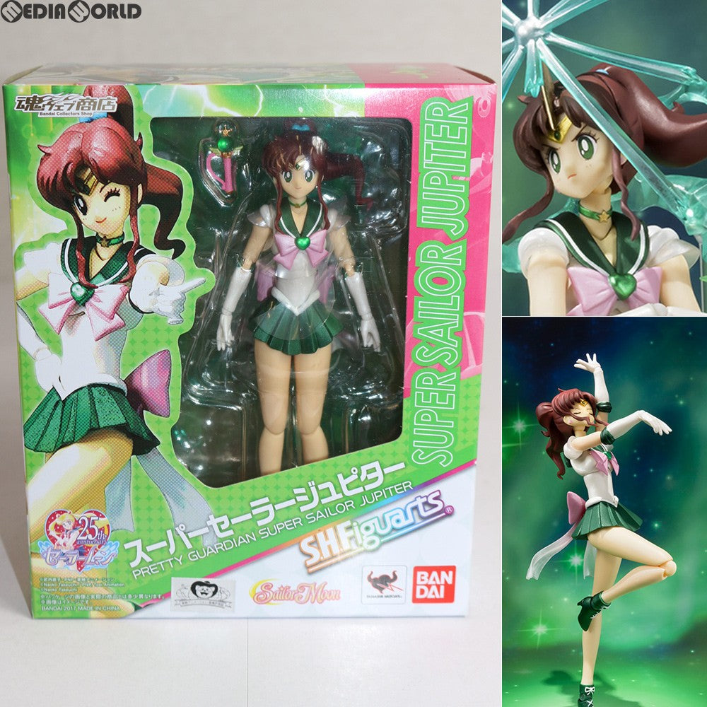 【中古即納】[FIG] 魂ウェブ商店限定 S.H.Figuarts(フィギュアーツ) スーパーセーラージュピター 美少女戦士セーラームーンSuperS 完成品 可動フィギュア バンダイ(20171225)