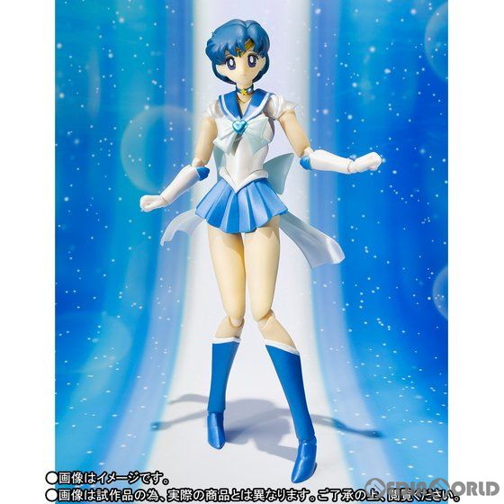 【中古即納】[FIG] 魂ウェブ商店限定 S.H.Figuarts(フィギュアーツ) スーパーセーラーマーキュリー 美少女戦士セーラームーンSuperS 完成品 可動フィギュア バンダイ(20170425)