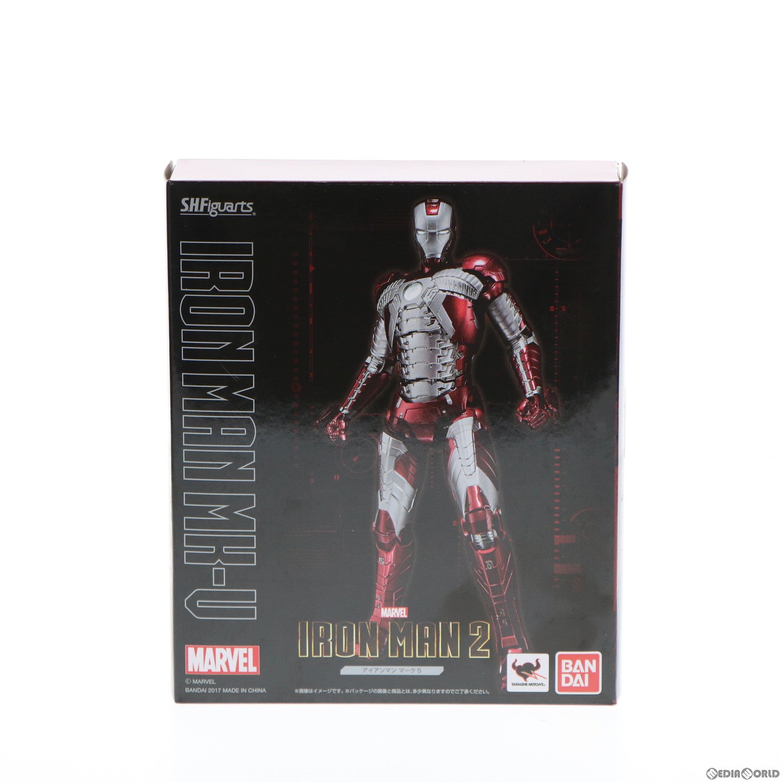 【中古即納】[FIG] 魂ウェブ商店限定 S.H.Figuarts(フィギュアーツ) アイアンマン マーク5 アイアンマン2 完成品 可動フィギュア バンダイ(20171025)