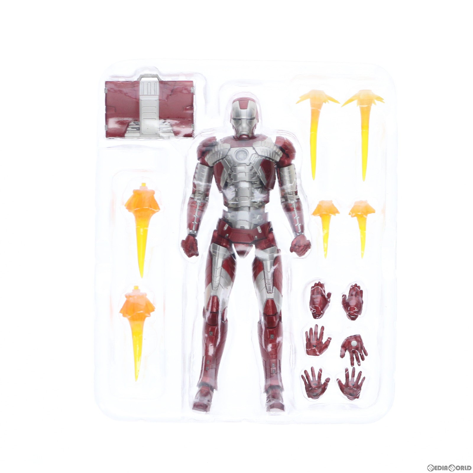【中古即納】[FIG] 魂ウェブ商店限定 S.H.Figuarts(フィギュアーツ) アイアンマン マーク5 アイアンマン2 完成品 可動フィギュア バンダイ(20171025)