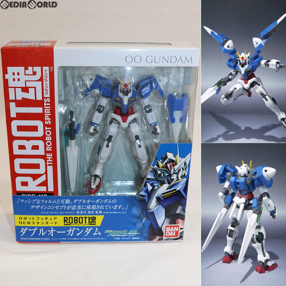 【中古即納】[FIG] ROBOT魂(SIDE MS) ダブルオーガンダム 機動戦士ガンダム00(ダブルオー) 完成品 可動フィギュア バンダイ(20081025)