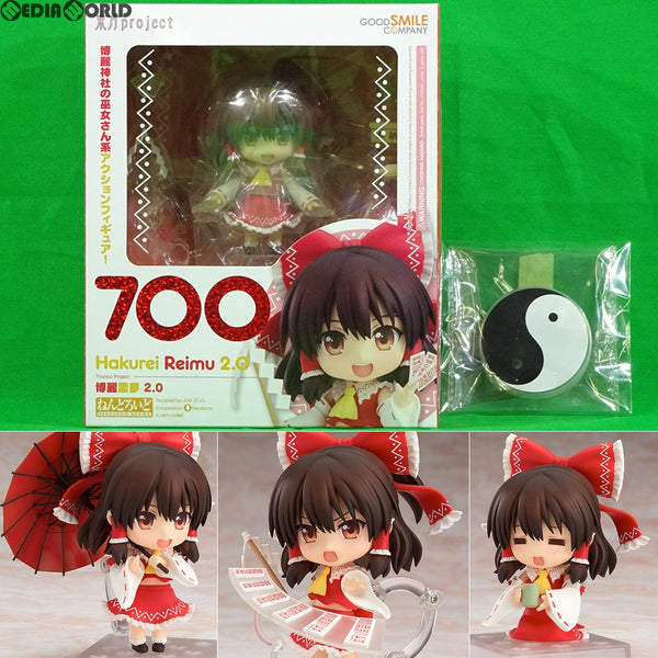 [FIG]イベント会場購入特典付属 ねんどろいど 700 博麗霊夢2.0(はくれいれいむ) 東方Project 完成品 可動フィギュア  一部イベント限定 グッドスマイルカンパニー