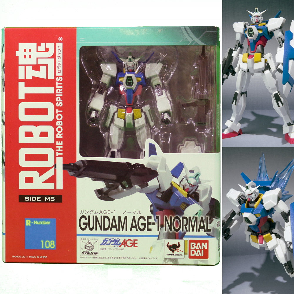 【中古即納】[FIG] ROBOT魂(SIDE MS) ガンダムAGE-1 ノーマル 機動戦士ガンダムAGE(エイジ) 完成品 可動フィギュア バンダイ(20111217)
