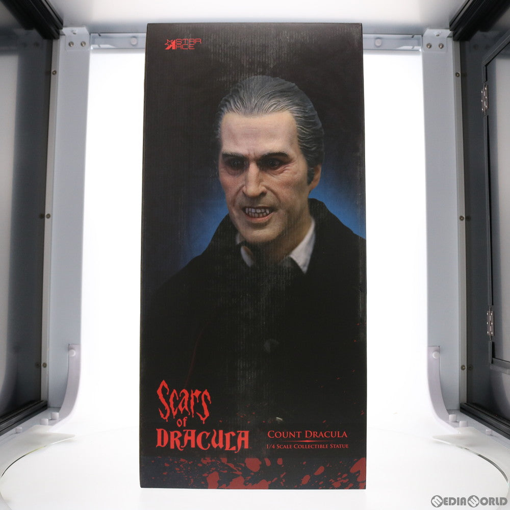 【中古即納】[FIG] マイアートギャラリーシリーズ クリストファー・リー ドラキュラ伯爵 ドラキュラの復活 血のエクソシズム ポリレジンスタチュー 1/4 完成品 フィギュア(SA4001) スターエーストイズ(20190217)