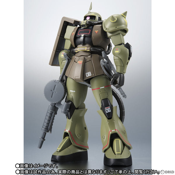 FIG]ROBOT魂(SIDE MS) MS-06 量産型ザク ver. A.N.I.M.E. リアルタイプカラー 機動戦士ガンダム 完成品  可動フィギュア 魂ネイションズ 10th&魂ウェブ商店限定 バンダイ